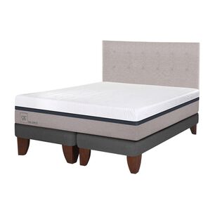 Cama Europea Cic Balance / 2 Plazas / Base Dividida + Respaldo