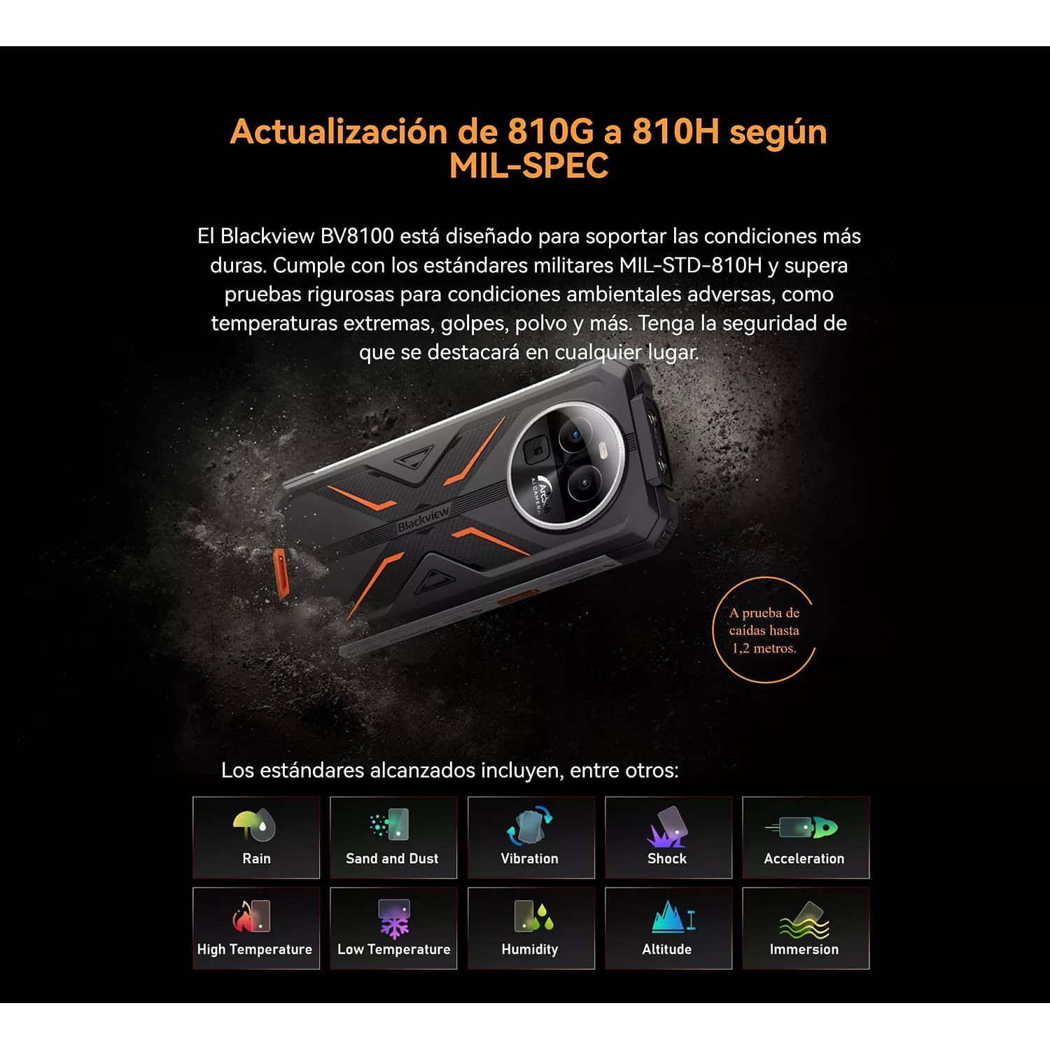 Blackview Bv8100 - Smartphone Rugged 50 Mp, Pantalla 2.4k, Bater&iacute;a 8800 Mah image number 2.0
