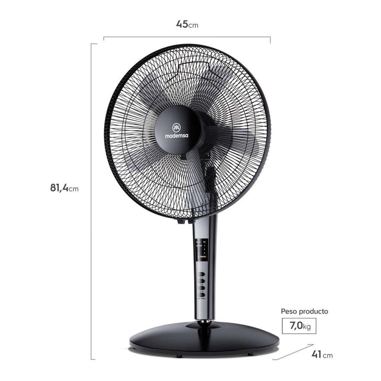 Ventilador Mademsa SFM21 image number 2.0