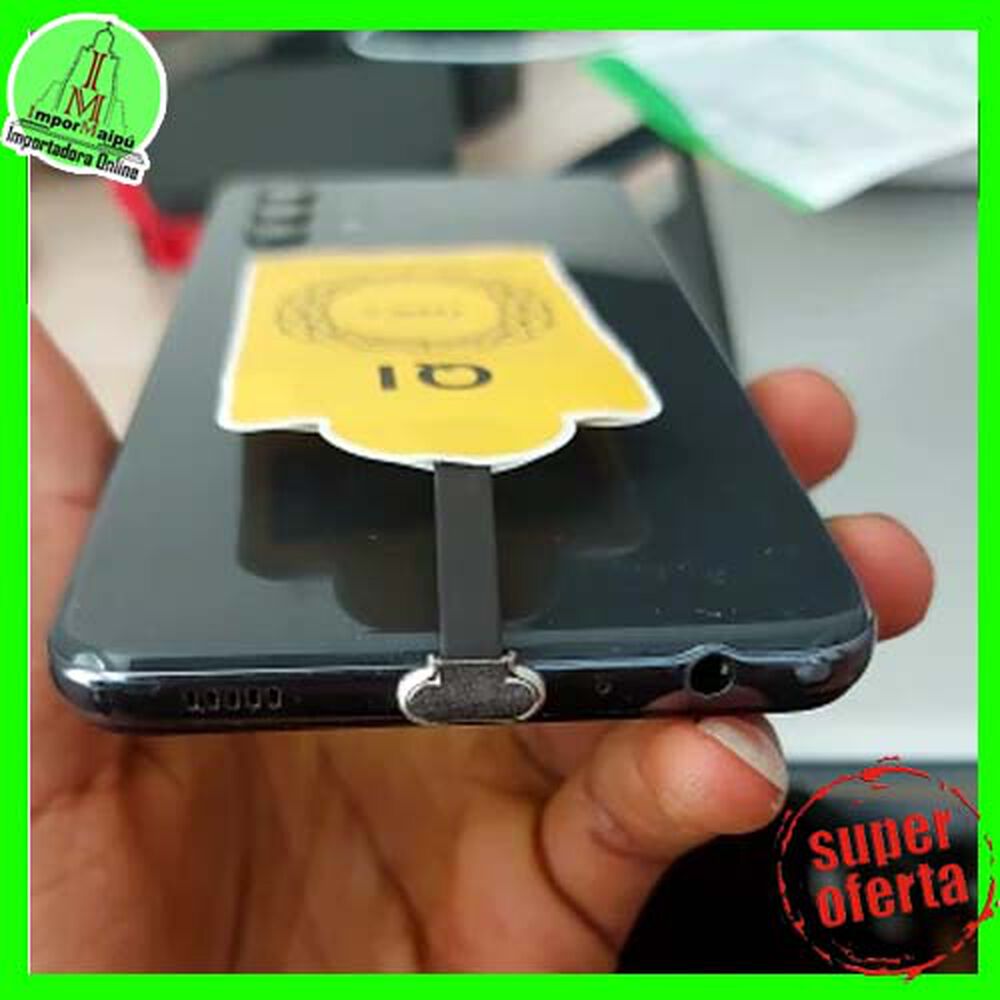 Adaptador De Carga Rapida 2 A Receptor Cargador Inalambrico Qi Tarjeta De Carga Tipo C Amarillo (tipo C) image number 2.0