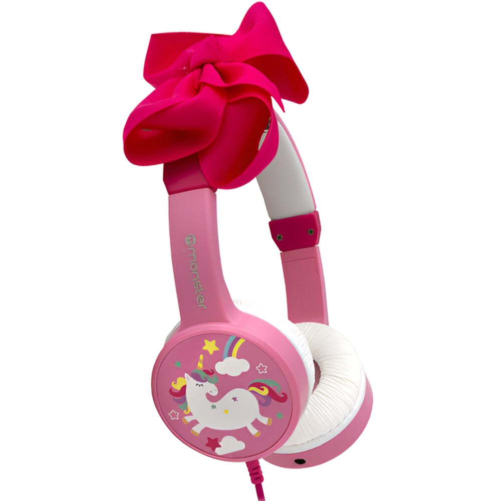 Audífonos De Unicornio Para Niña Rosados Monster Ck02p image number 2.0