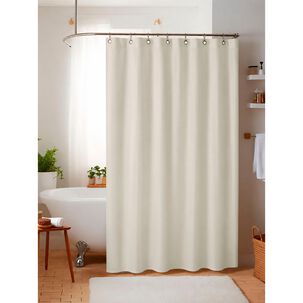 Forro Cortina De Ba&ntilde;o Impermeable Antimoho Premium 178x183cm Nautica Home