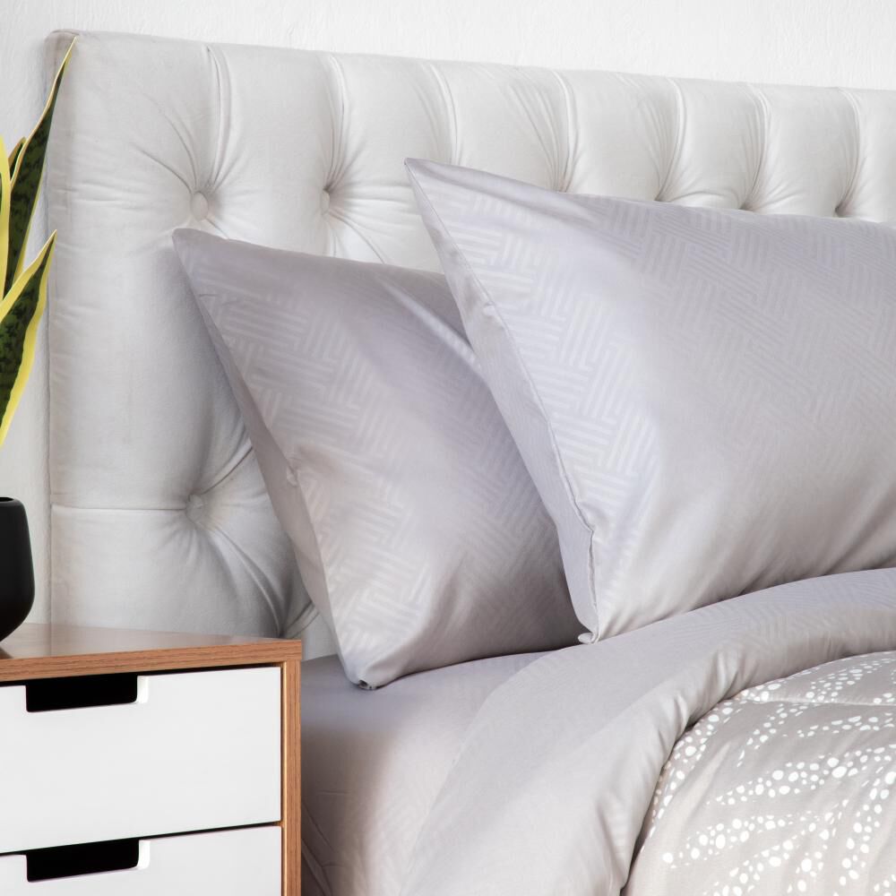 Set Plum&oacute;n + Juego De S&aacute;banas Casaideal Florencia / 2 Plazas image number 1.0