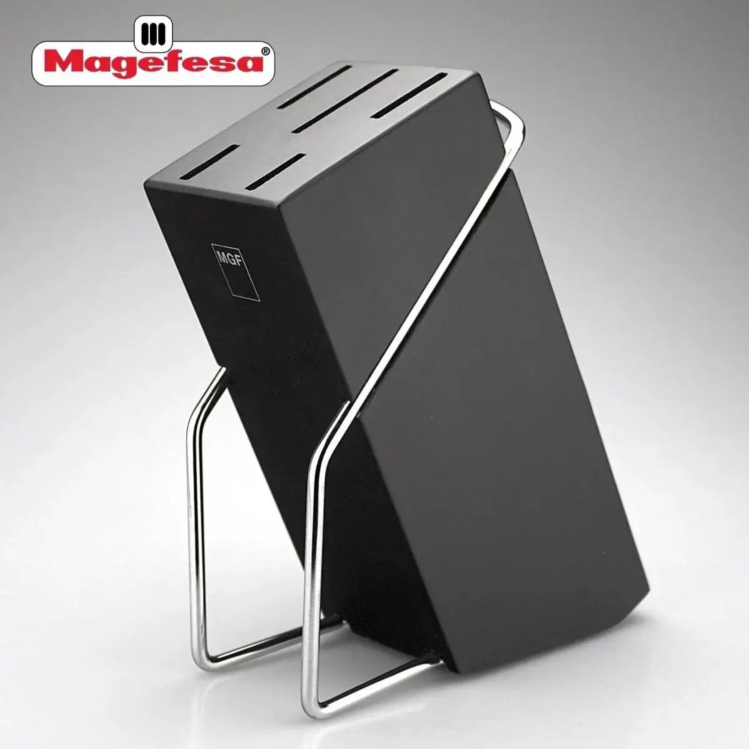 Set De Cuchillos De Cocina 6 Piezas Taco Madera Magefesa Color Negro image number 3.0