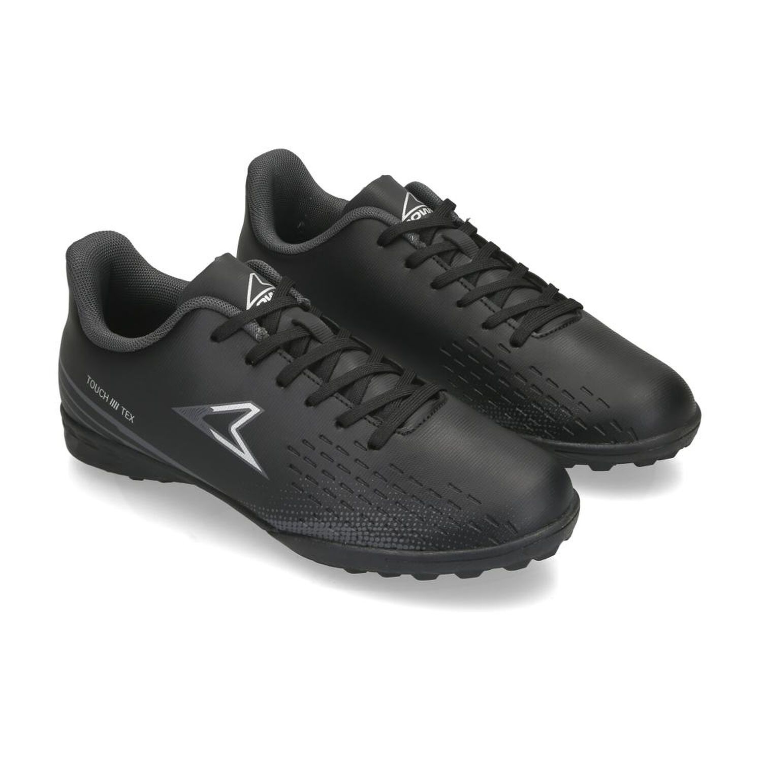 Zapatilla F&uacute;tbol Ni&ntilde;o Power Punt Thunder Negro image number 1.0