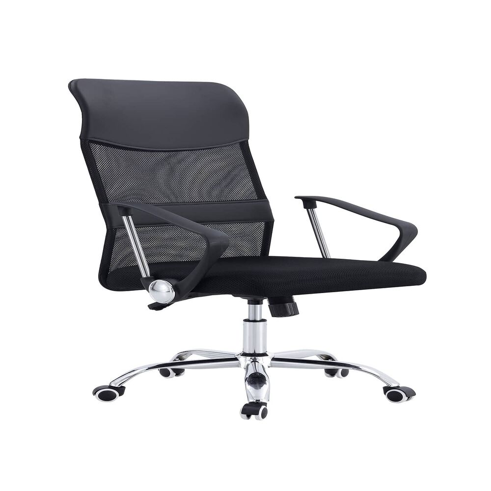 Silla De Oficina Ejecutiva Londres Ergonomica Color Negro Bm-526 Arthome image number 0.0