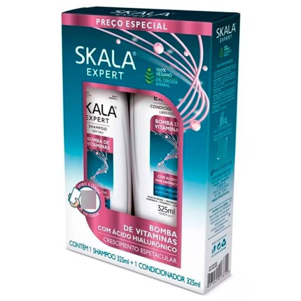 Kit Shampoo Y Acond Bomba De Vitaminas Skala Expert 650ml image number 2.0