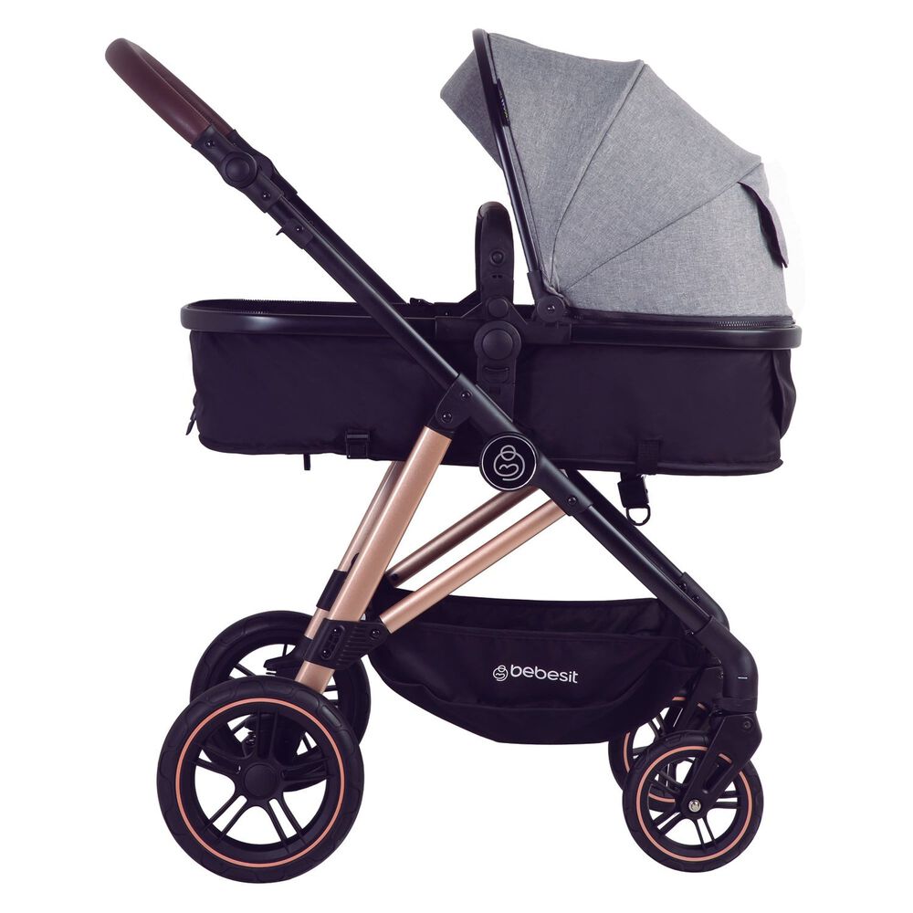Coche Cuna Travel System Neo Gris Bebesit image number 3.0