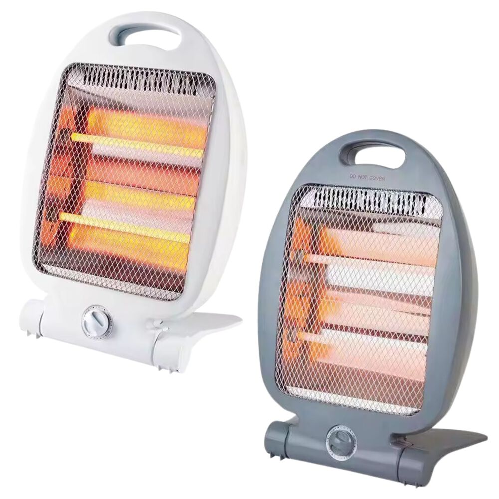 Calefactor Estufa Halógeno 800w Bajo Consumo Oficina Gris image number 8.0