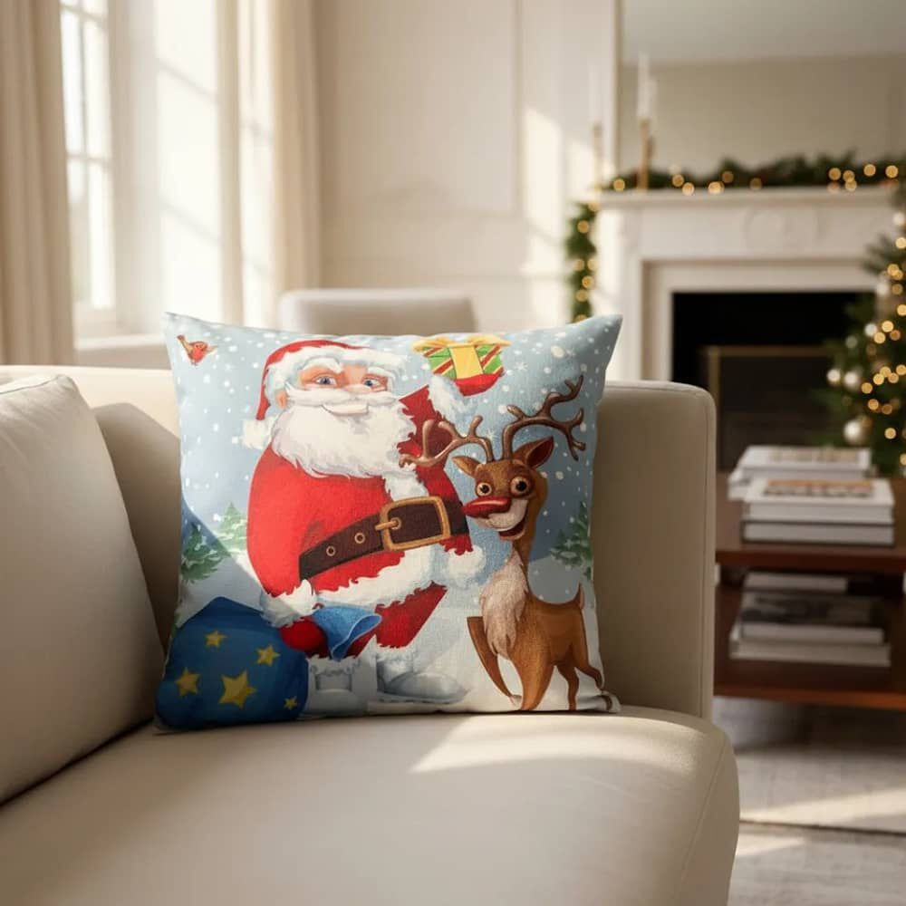 Set De 2 Cojines 45x45cm Navidad - Reno image number 2.0