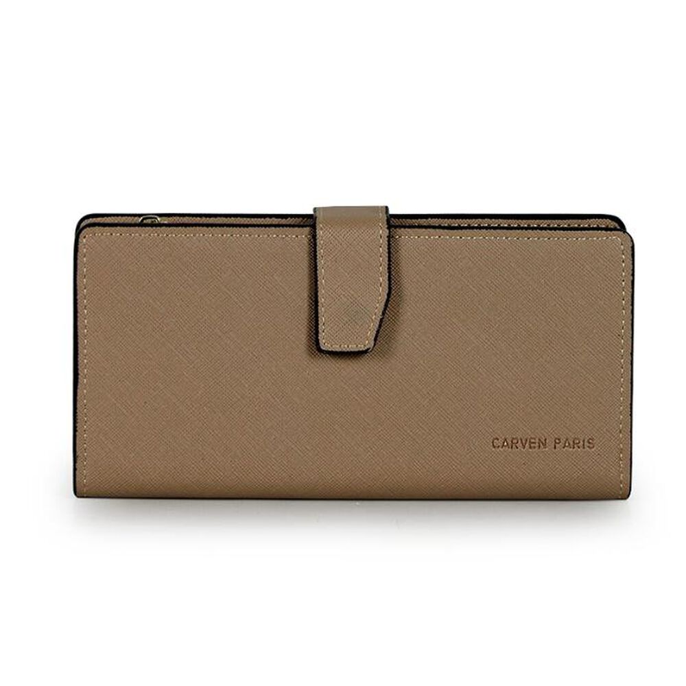Billetera Mujer Vesta Taupe Carven image number 4.0