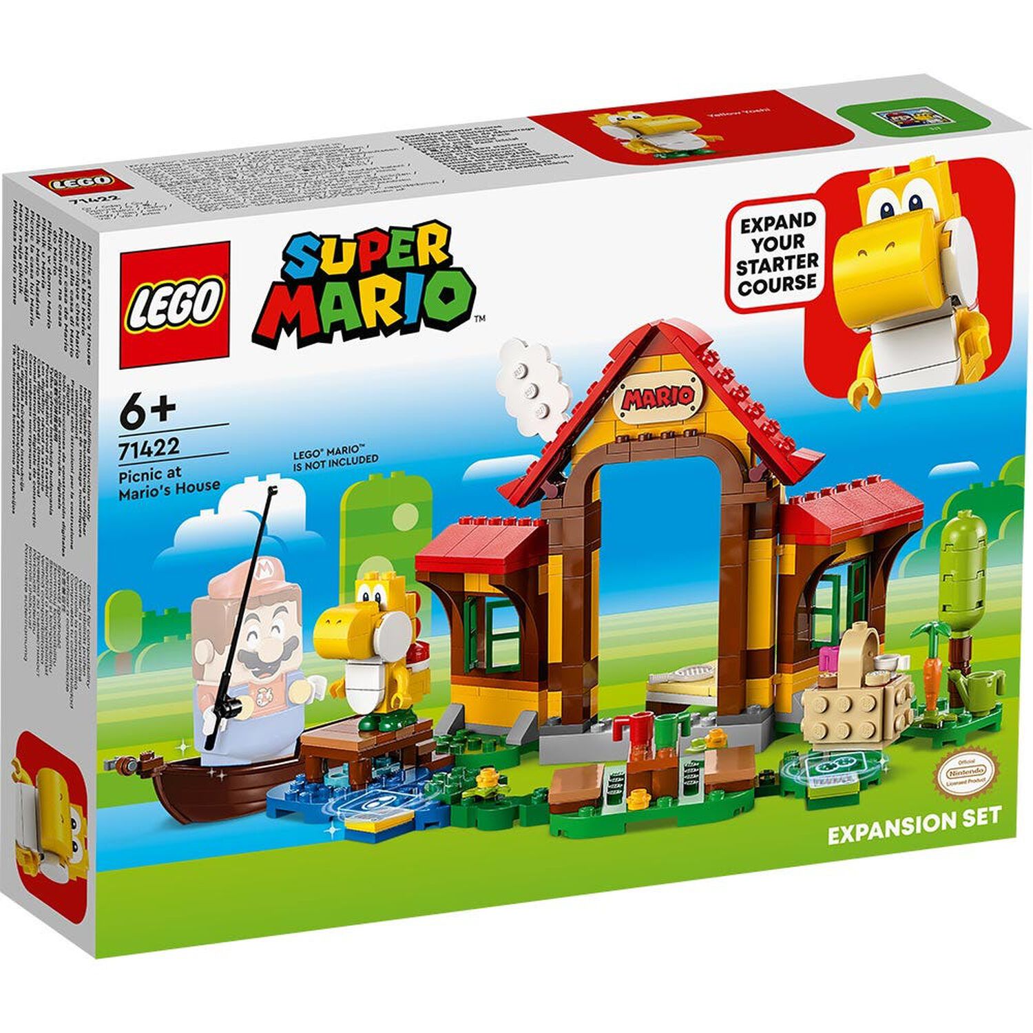 Lego Super Mario - Set De Expansi&oacute;n: D&iacute;a De Campo En La Casa De Mario - 71422 image number 9.0