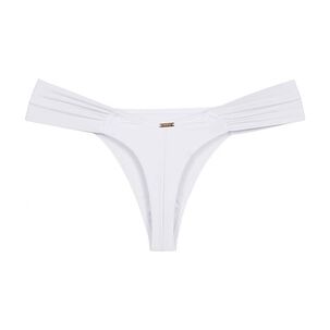 Colaless Lateral Drapeado Blanco 2rios