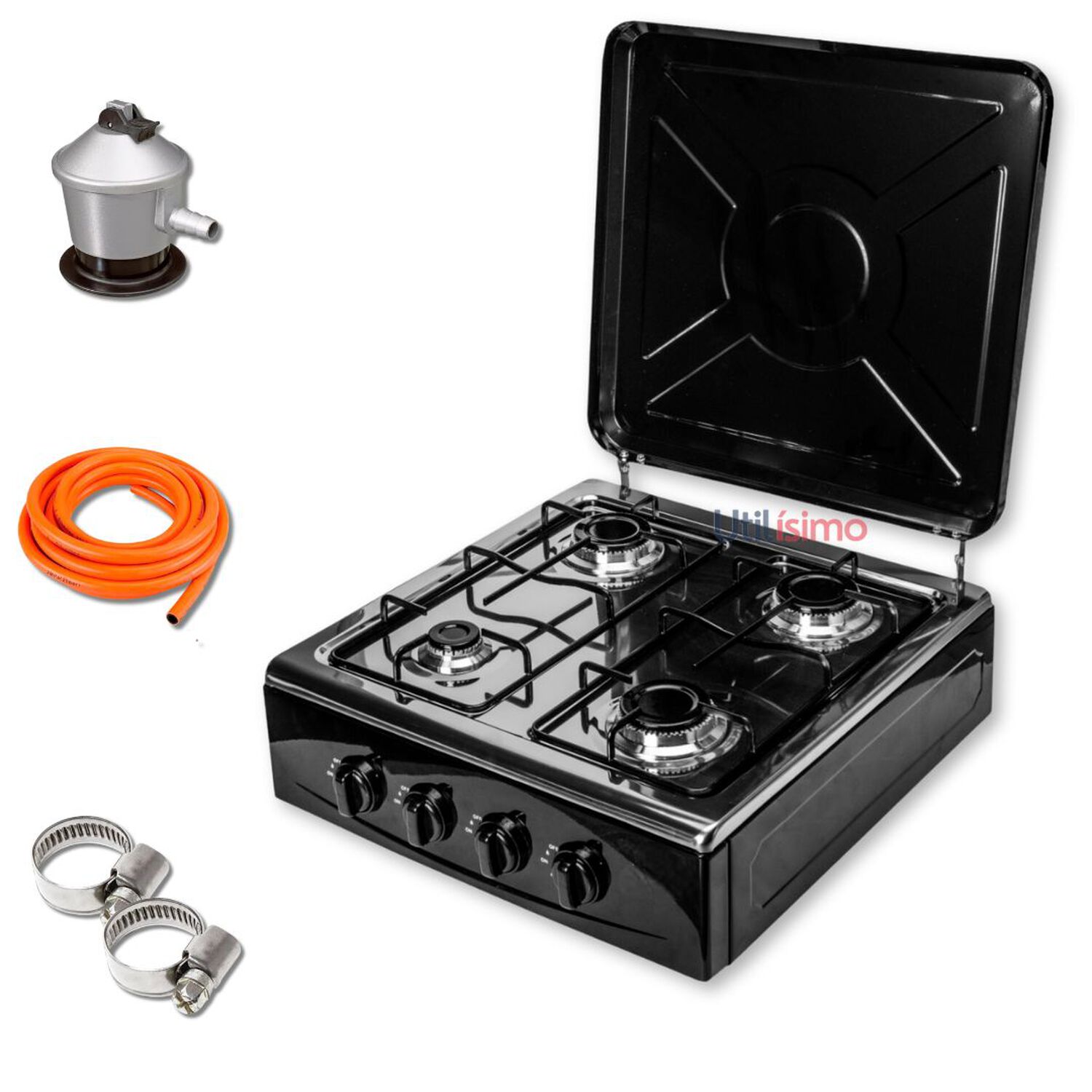 Cusimax Cocina A Gas Port&aacute;til Premium - 4 Platos image number 0.0