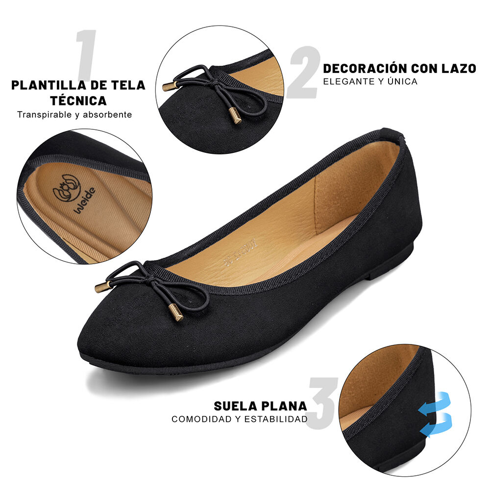 Ballerina Simil Gamuza Causal Mujer Weide You512 image number 6.0