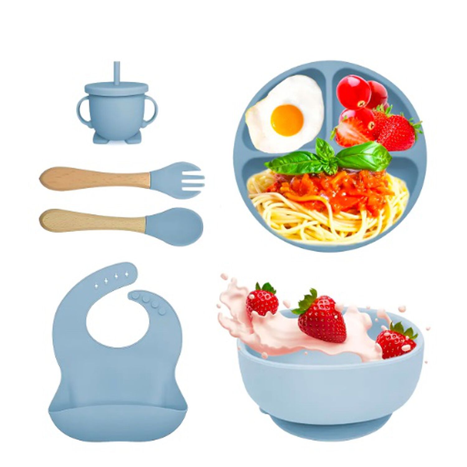 Set Alimentaci&oacute;n Silicona Antideslizante image number 0.0