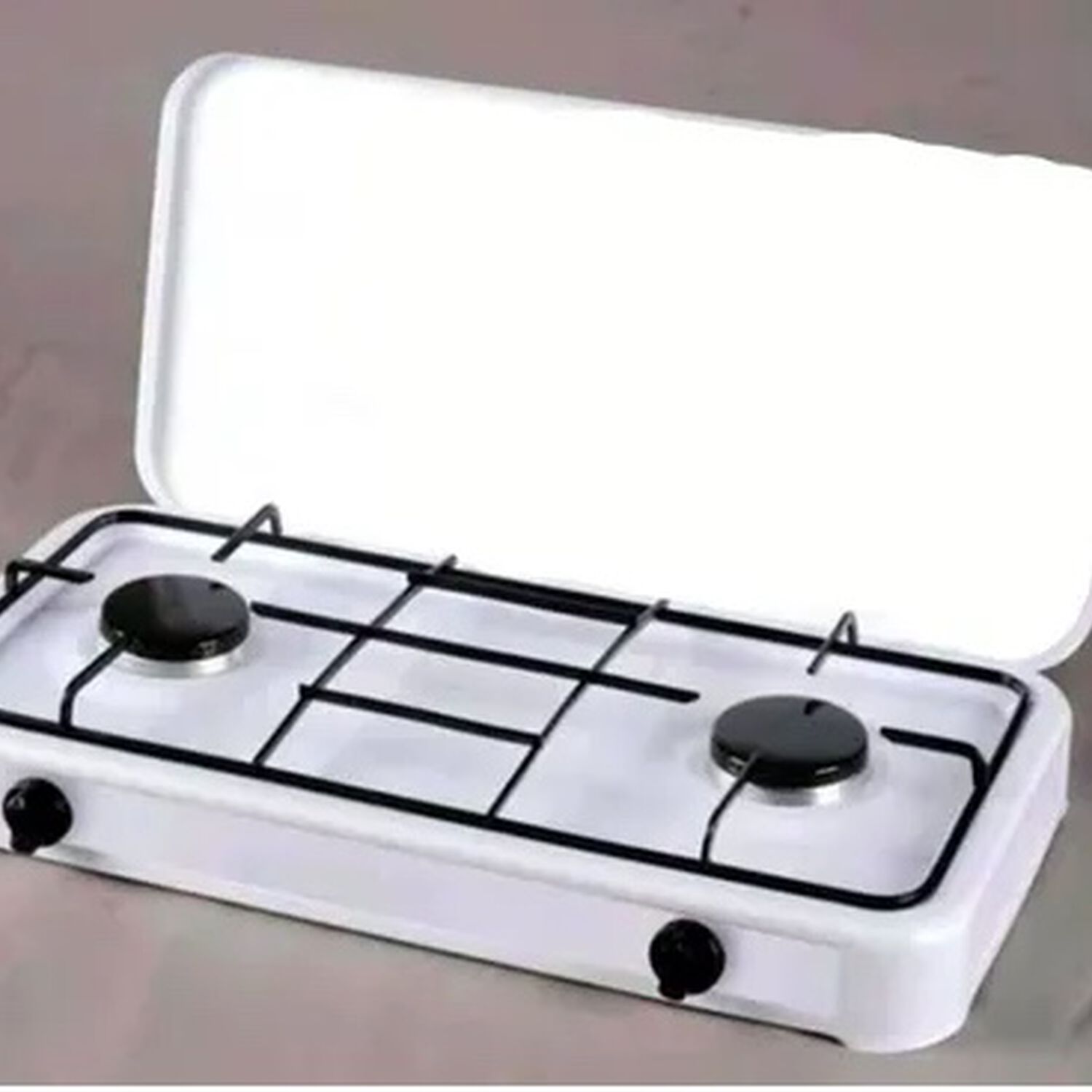 Cocinilla A Gas 2 Quemadores Con Tapa image number 2.0