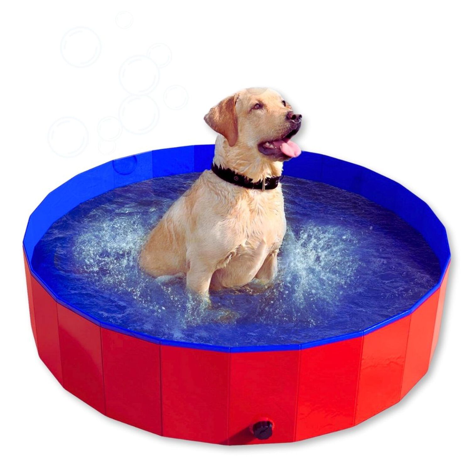 Piscina Ba&ntilde;era Port&aacute;til Plegable Perros Y Mascotas 80x20cm image number 0.0