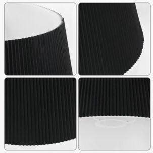Lampara Velador Mesa Negra