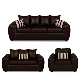 Juego De Living Elegant Detail Houston Pu / 6 Cuerpos
