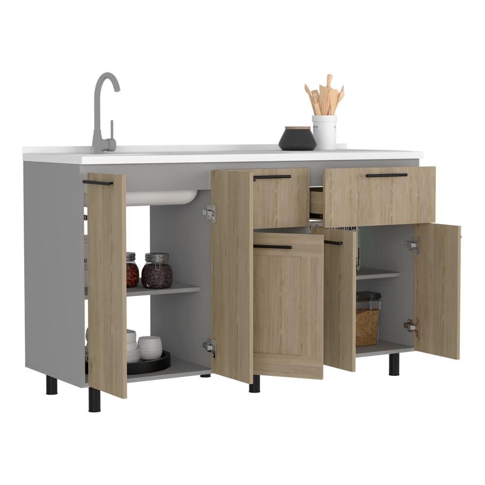 Modulo Lavaplatos Tuhome Hasselt / 5 Puertas / 2 Cajones image number 2.0