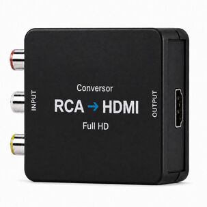 Conversor De Entrada Rca A Salida Hdmi Full Hd 1080p