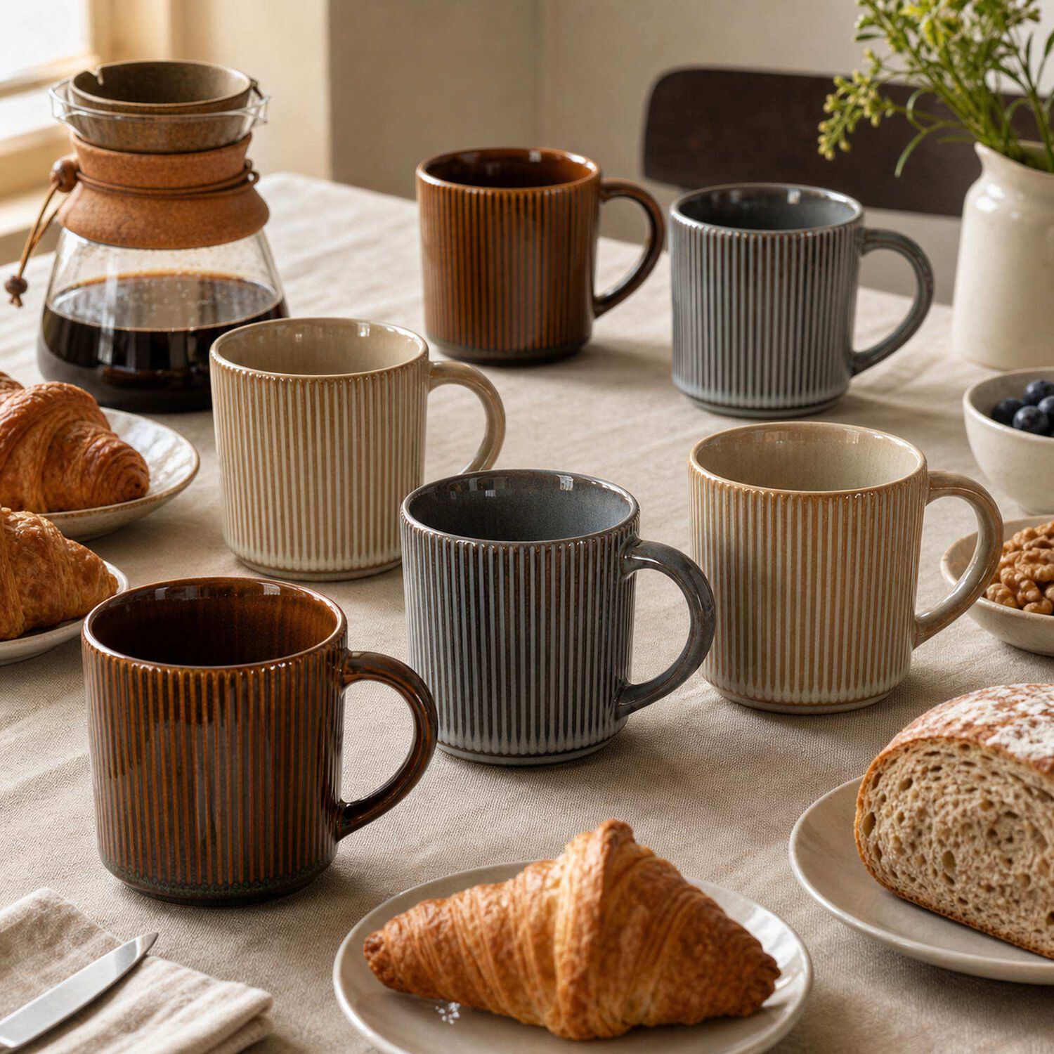 Set 6 Tazas Mug Cer&aacute;mica Vik 350 Ml - Surtido 3 Modelos image number 2.0