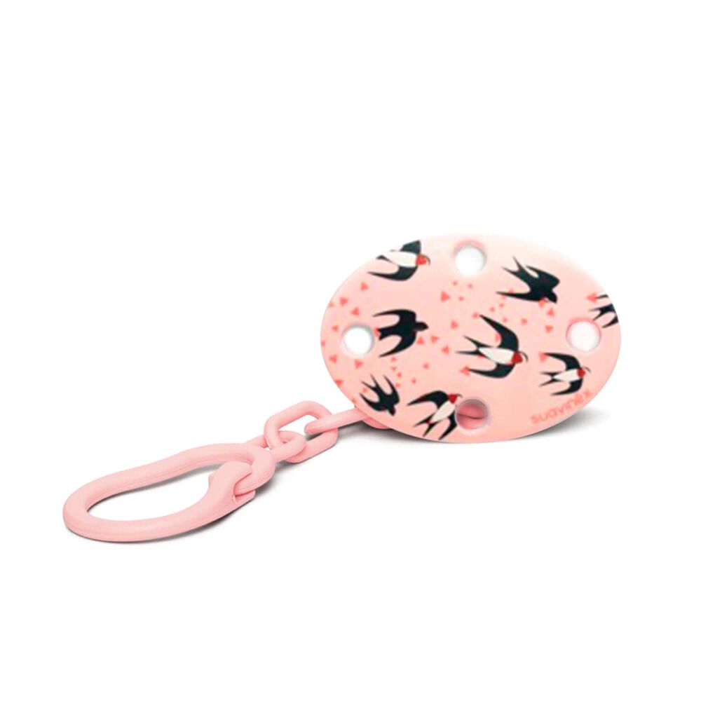 Broche Pinza Ovalado Swallow Rosado image number 0.0