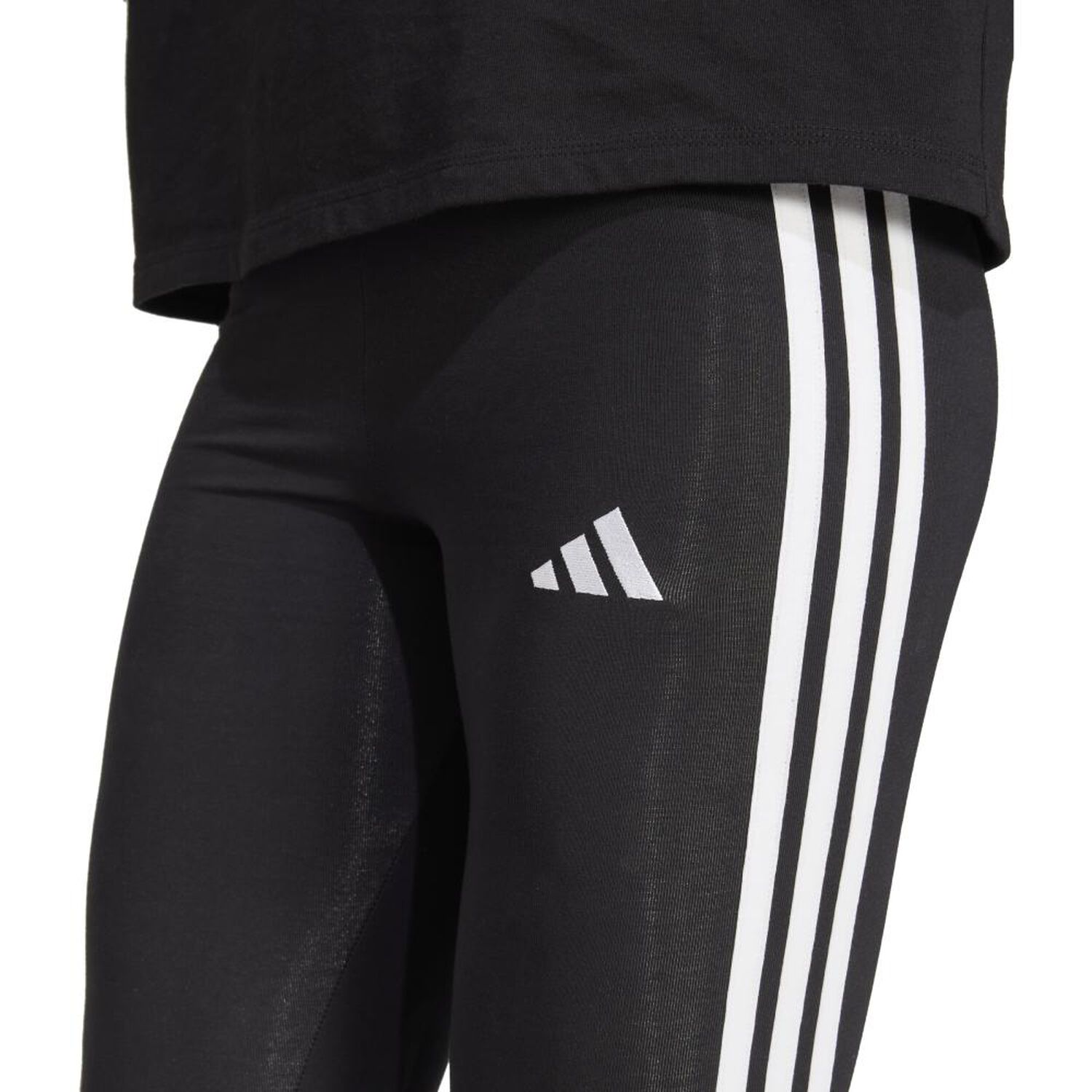 Mallas Mujer Essentials Cotton 3 Bandas Adidas image number 5.0