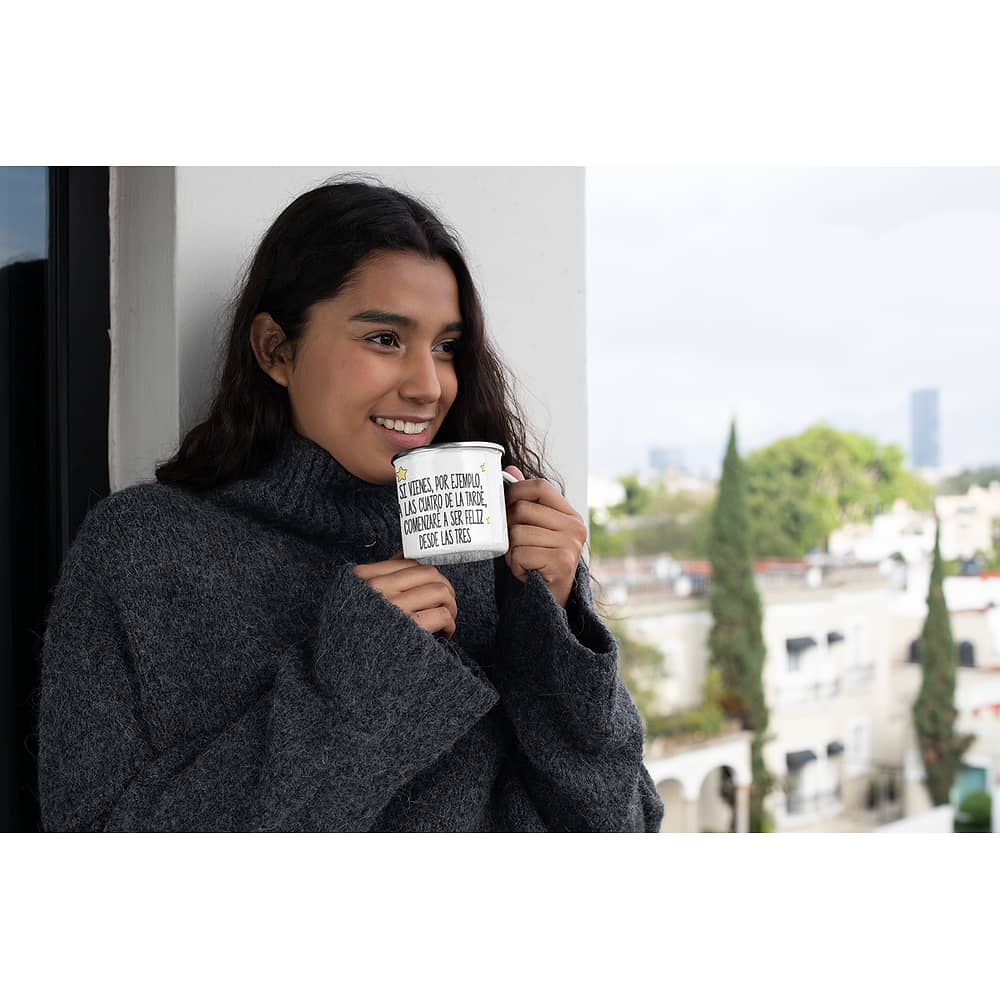 Taza Enlozada Lechera El Principito Libro Estar&eacute; Feliz image number 2.0