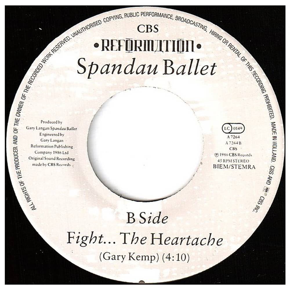 Spandau Ballet - Fight For Ourselves | 7'' Single Vinilo Usado image number 3.0
