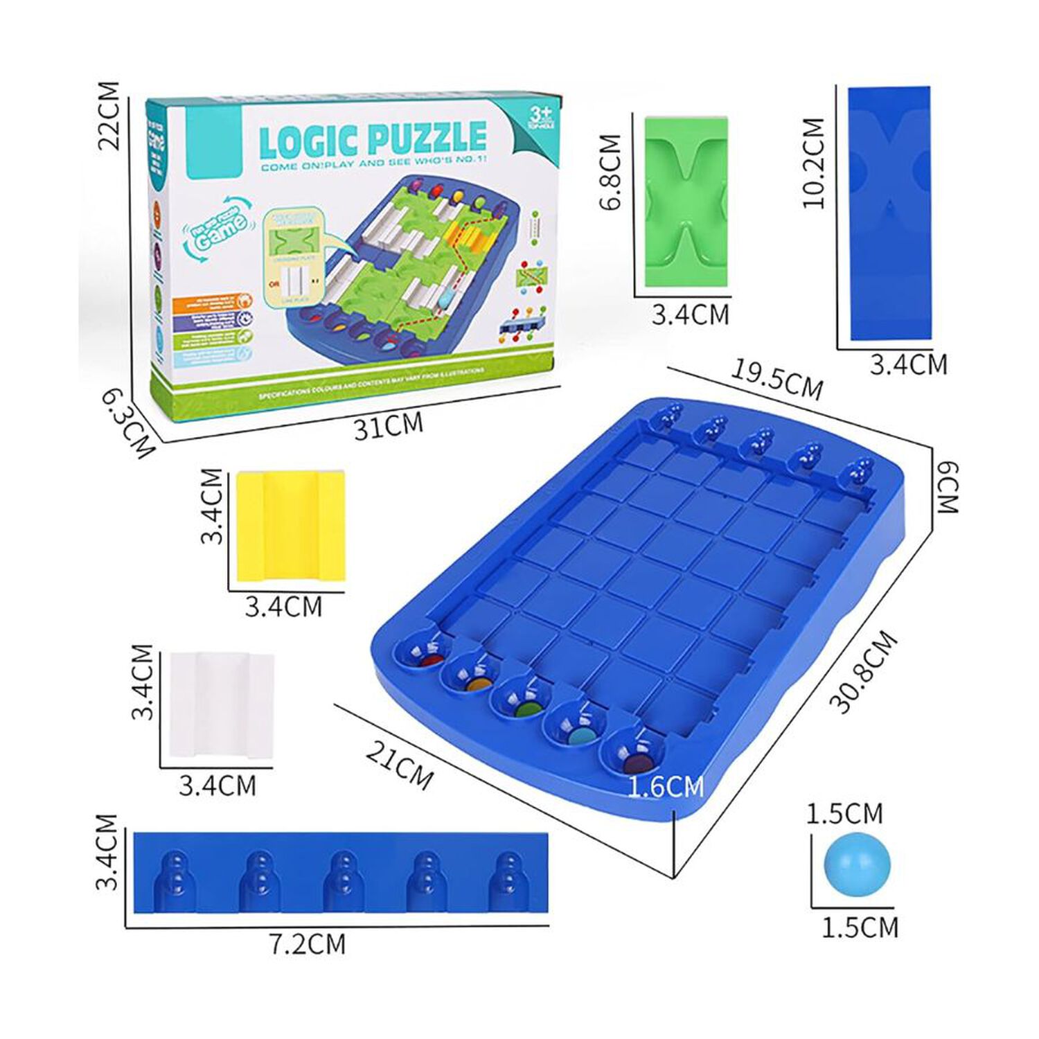 Juego De Mesa Laberinto Puzzle Rompecabezas image number 1.0