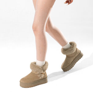 Botin Casual Mujer Gamuza Vintage Antideslizante Weide Lt201