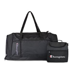 Pack Champion Bolso Brooklyn + Lonchera Oxford Negra