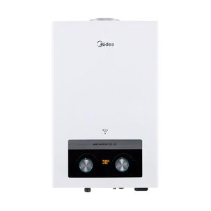 Calefont Midea MGWH10-20EQPCLW-GL / Tiro Forzado / Gas Licuado  / 10 Litros