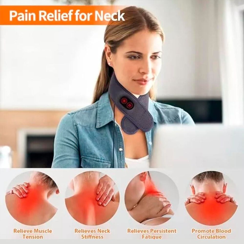 Masajeador Para Cuello Cervical Almohadilla T&eacute;rmica image number 4.0