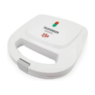 Sandwichera Telefunken Tfl Easymaker T Antiadherente 2 Panes Color Blanco