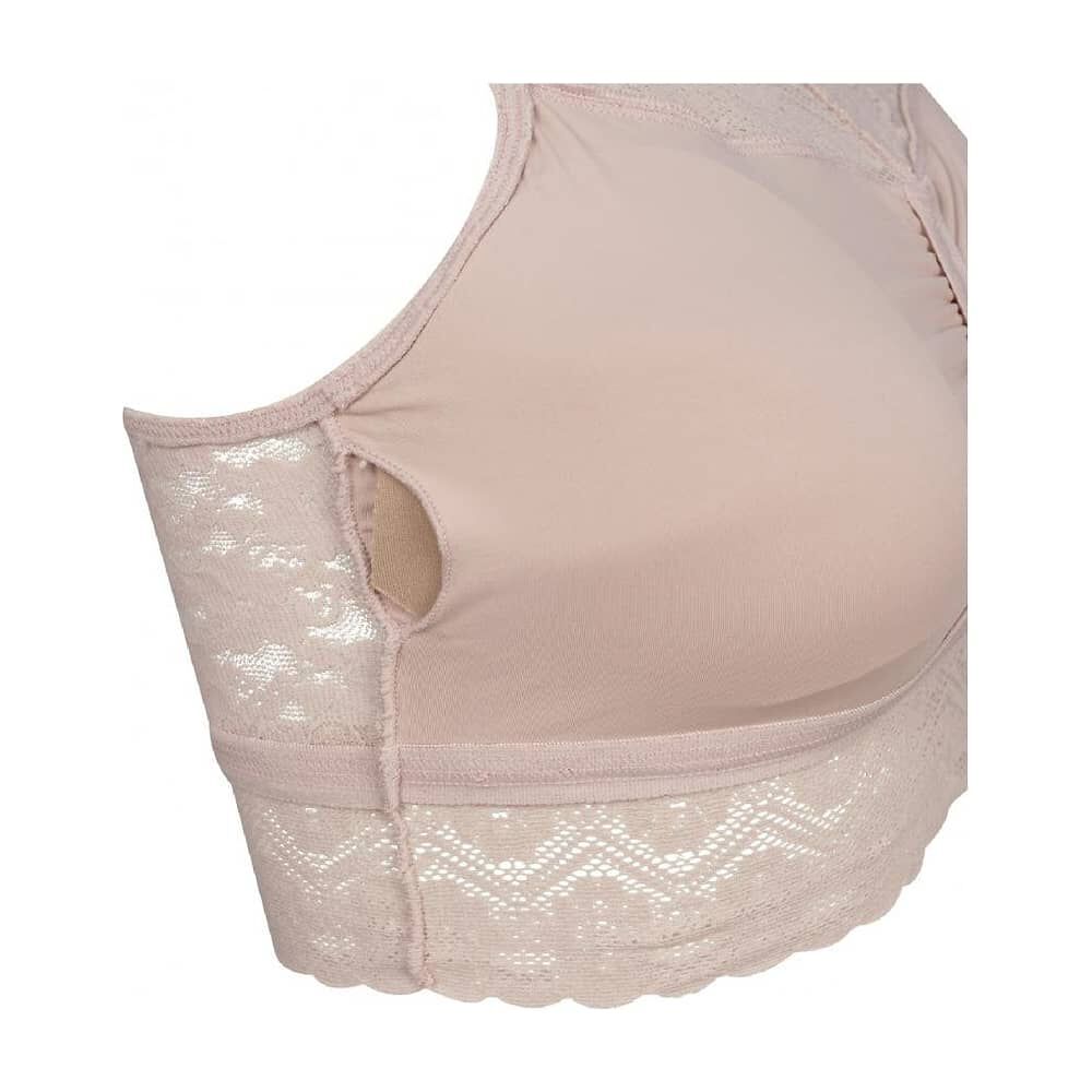 Top Encaje Recogido Palo Rosa 2rios image number 3.0