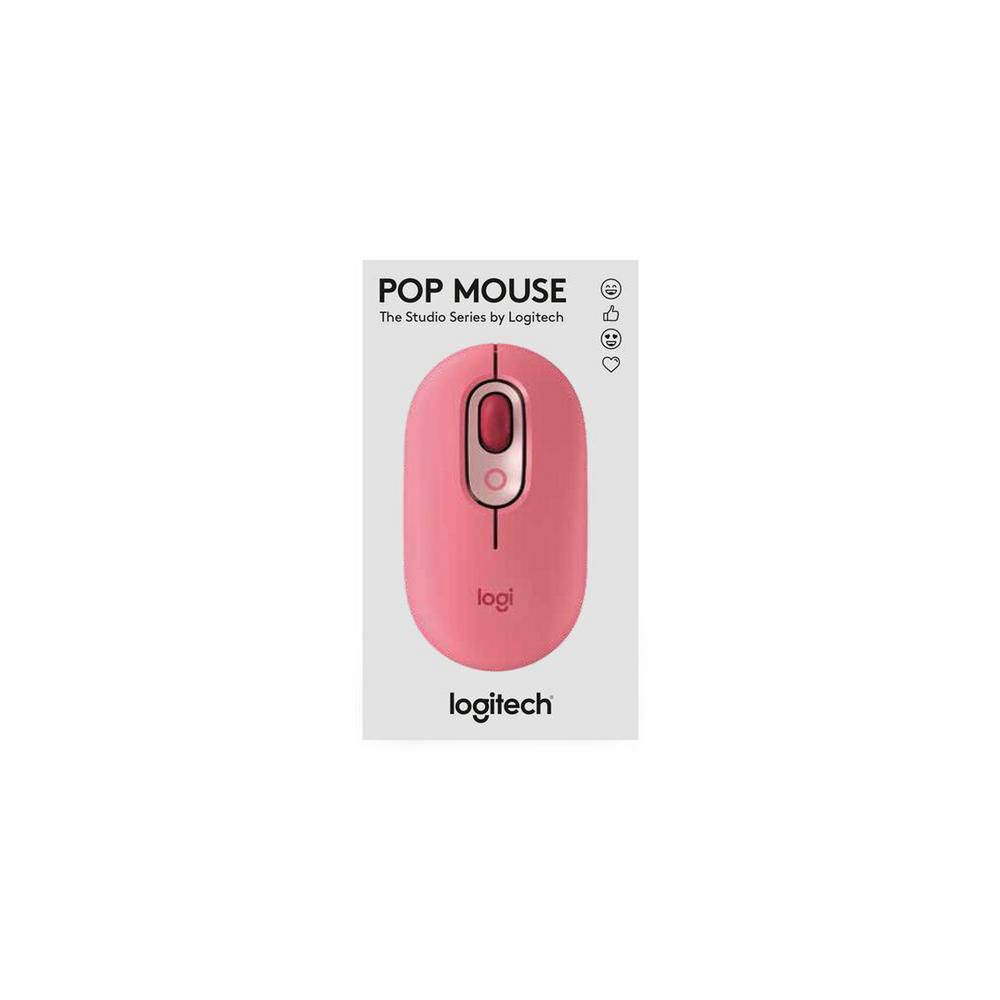 Mouse Inalambrico Logitech Pop Emoji Rojo image number 7.0
