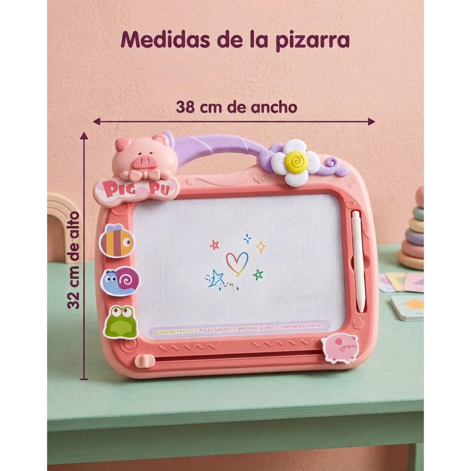 Pizarra Magica Magn&eacute;tica Borrable Para Ni&ntilde;os Ni&ntilde;as Divertida image number 33.0