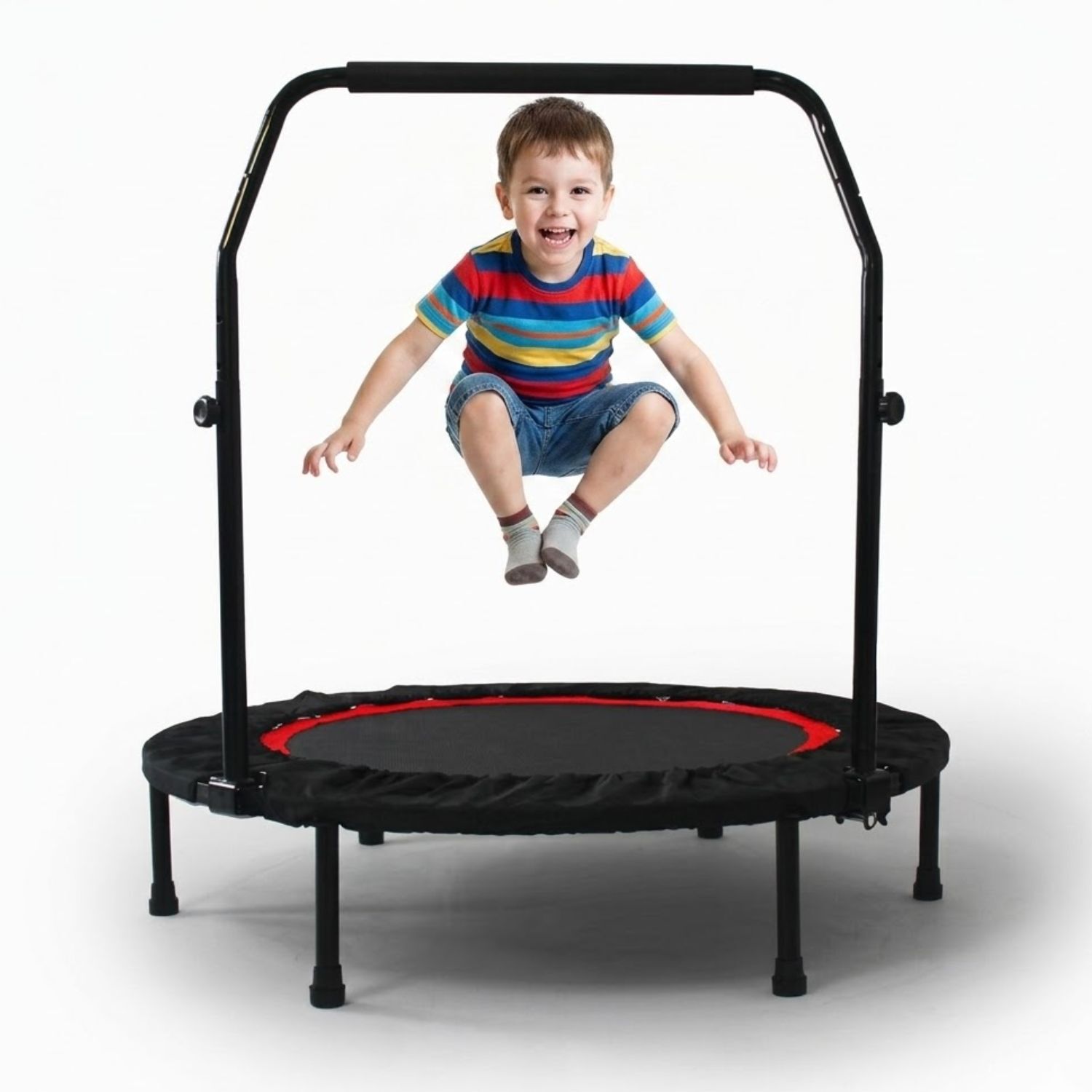 Trampol&iacute;n Fitness 1,02 M Con Barra Ejercicio Resistente image number 0.0