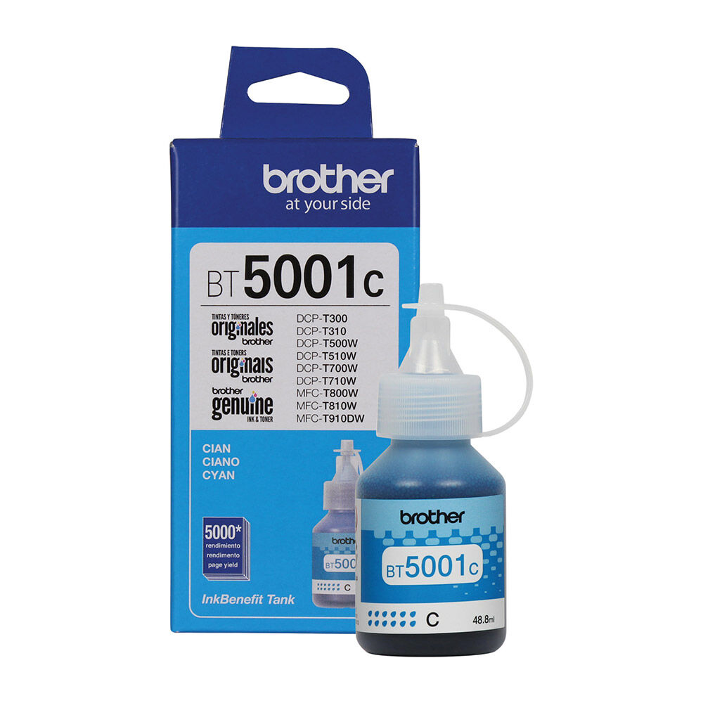 Tinta Brother BT5001C Cian image number 0.0