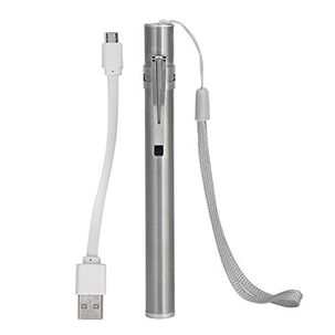 Linterna Tipo Lapiz Led 3 En 1 Aluminio Led Luz Uv Ultravioleta Laser Recargable