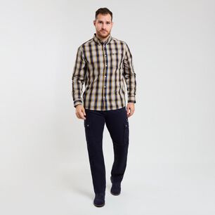 Camisa Cuadrille Regular Manga Larga Hombre Peroe