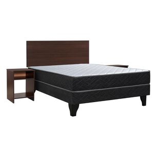Cama Europea Celta C&aacute;diz / 2 Plazas / Base Normal + Veladores