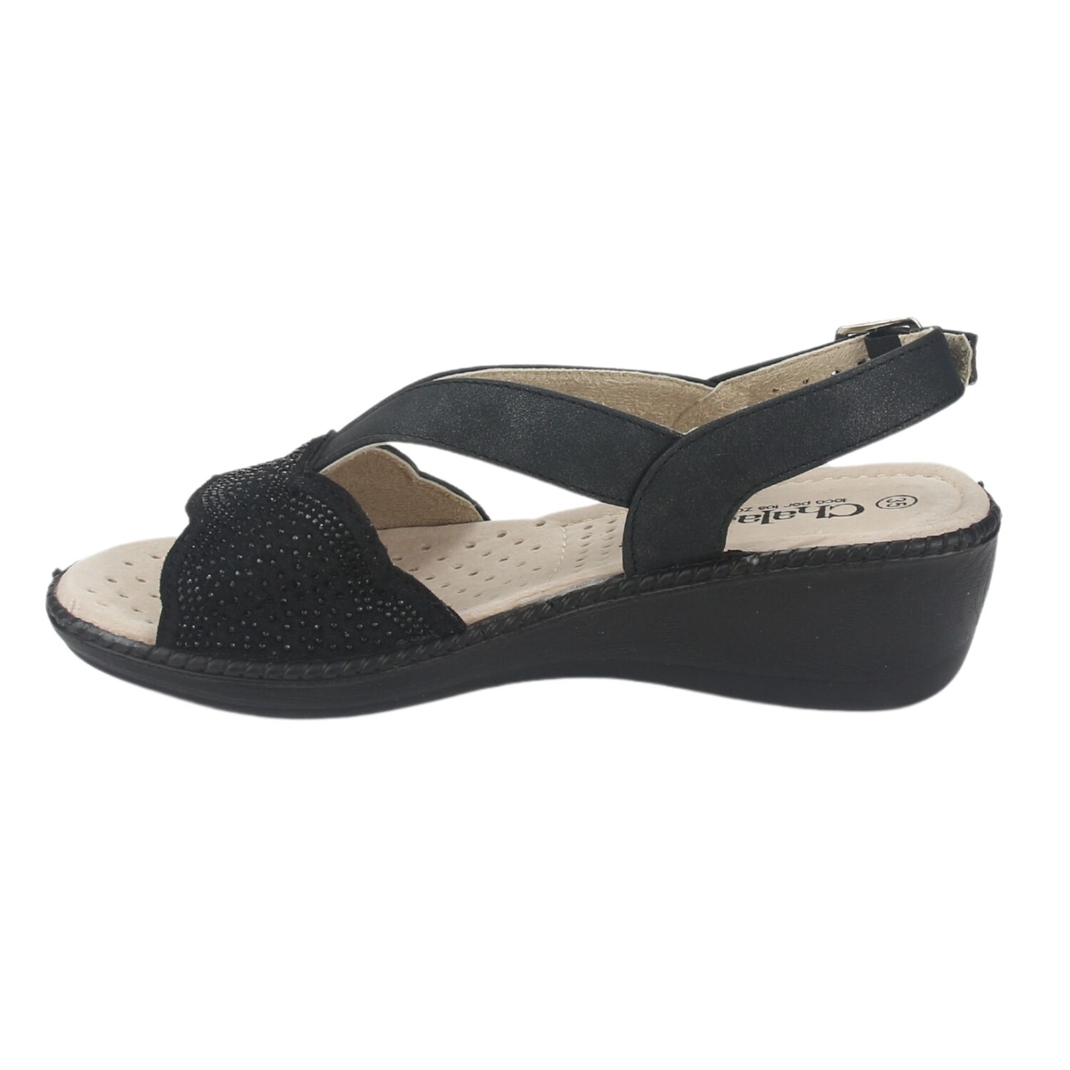 Sandalia Chalada Mujer Lupe-81 Negro Casual image number 1.0