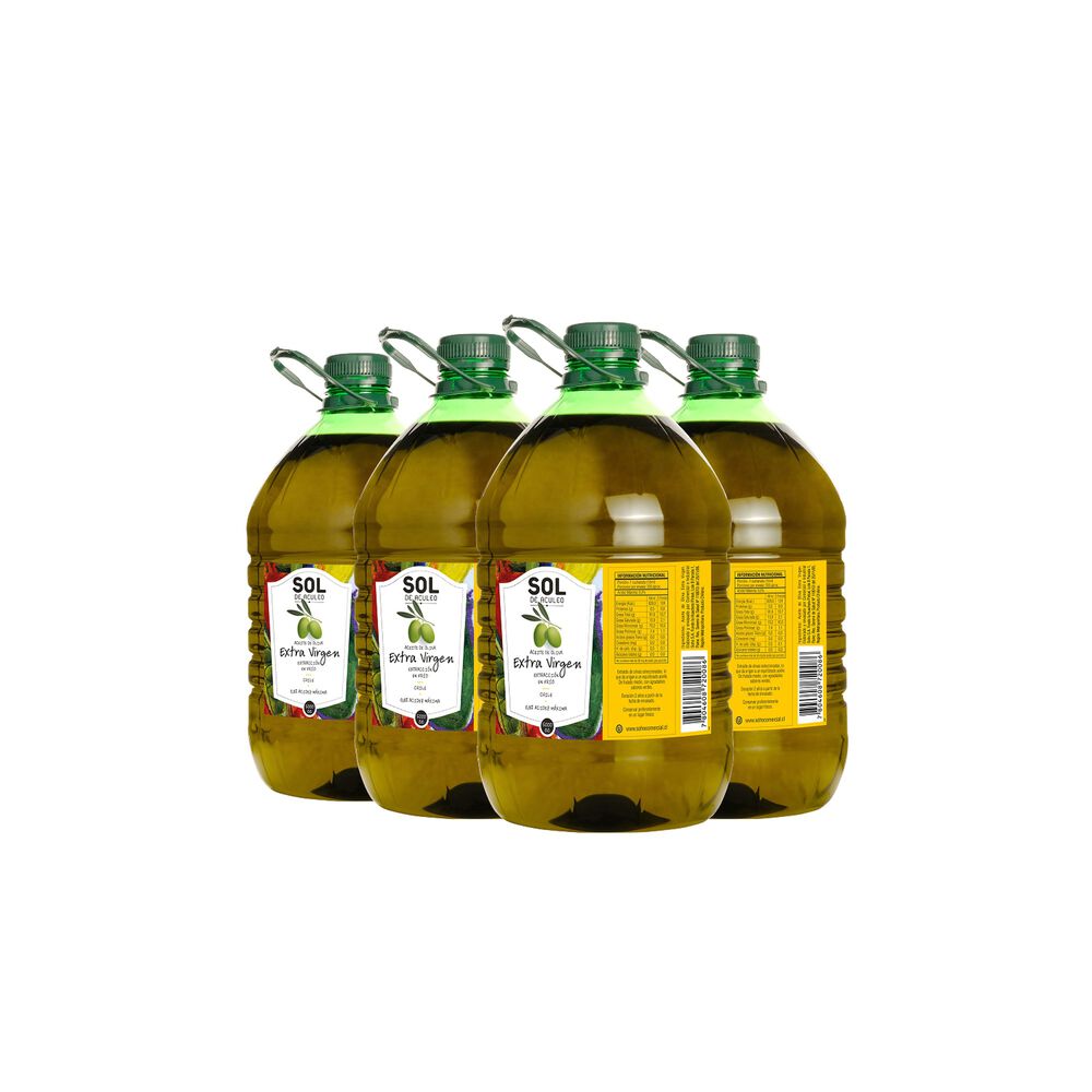 Aceite De Oliva Extra Virgen Sol De Aculeo Frutado Medio 4 X 5000 Ml image number 0.0