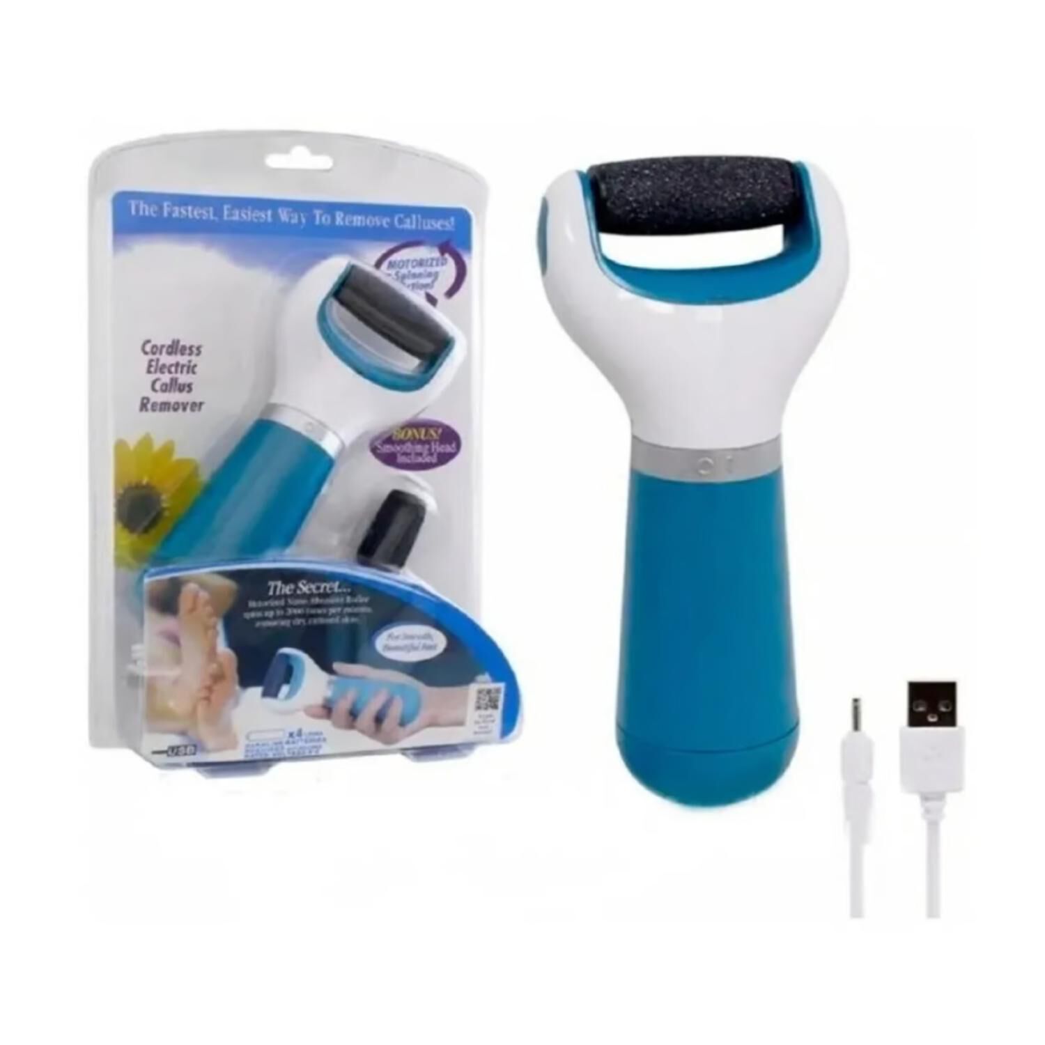 Removedor De Callos Maquina Exfoliadora Recargable Usb image number 2.0