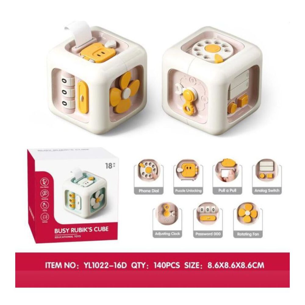 Mini Cubo Did&aacute;ctico Juguete Educativo image number 2.0