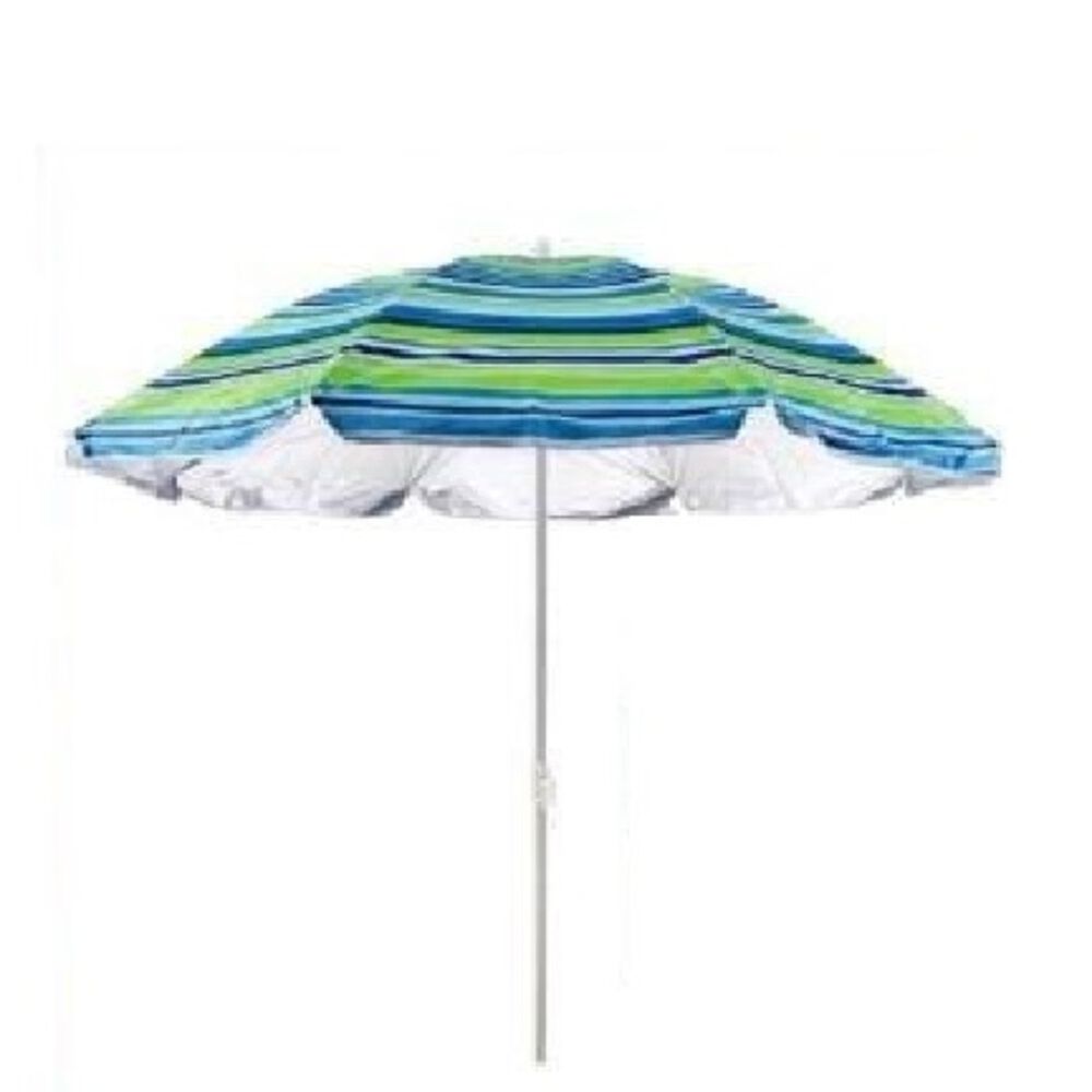 Sombrilla 2 Mts Diametro Playa Camping Diseño Rayas Colores Variados image number 1.0